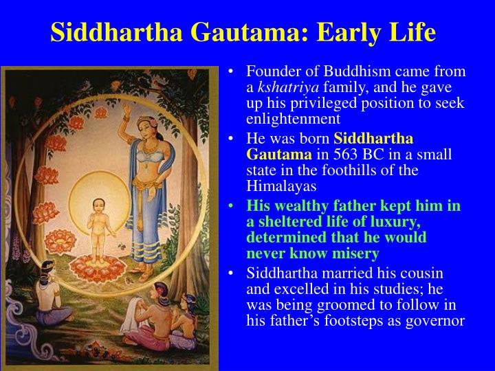 siddhartha gautama biography